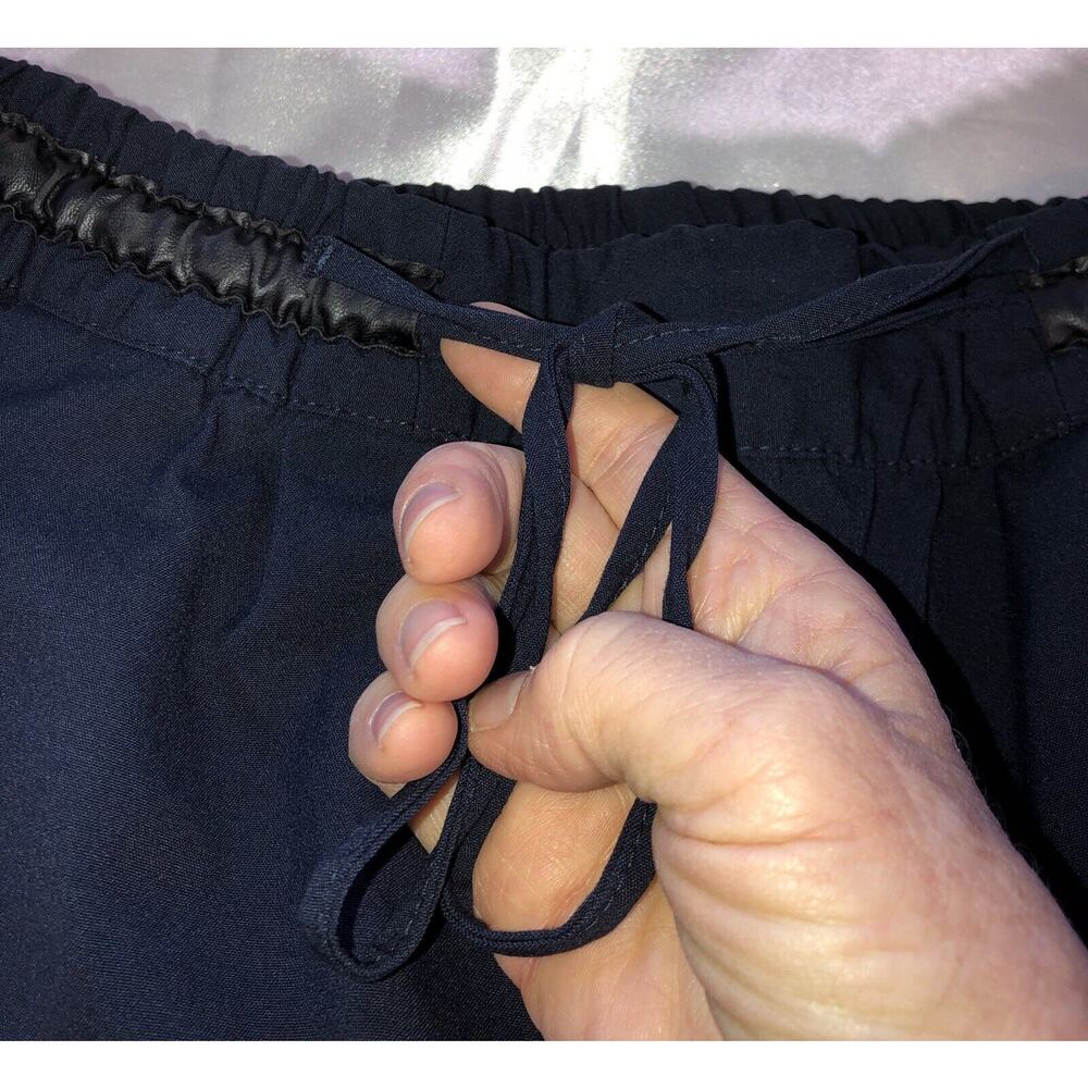 Zara Basic Pants Drawstring Elastic Waist Pockets… - image 3